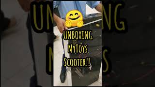 Unboxing  MyToys Scooter 45kmh with 3 Speed acceleration [upl. by Sascha]