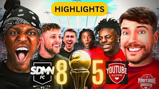 Sidemen Charity Match  Highlights  All GOALS [upl. by Boigie]