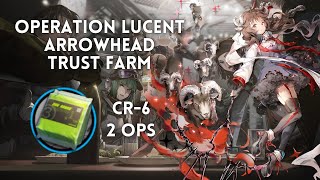 Arknights Operation Lucent CR6 Trust Farm 2 Operators [upl. by Aynotal485]