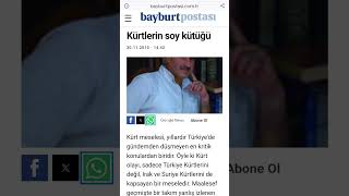 Kürtlerin soy kütüğü  httpswwwbayburtpostasicomtrkurtlerinsoykutugu [upl. by Aitam]