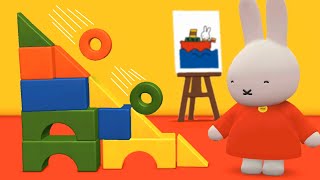 Miffys World  Cute Bunny Game for Kids 3 Miffy Reads a Book Paints Plays with Blocks [upl. by Okimat]