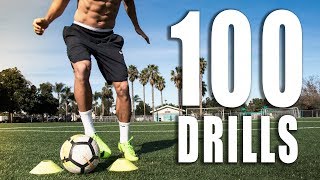 100 Individual Soccer Training Drills [upl. by Gurney922]