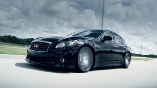 Infiniti M37  Q70 on 22quot Vossen VVSCV3 Concave Wheels  Rims [upl. by Ardnaet]