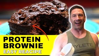 Healthy amp Quick Recipe Protein Chocolate Brownie [upl. by Calida818]