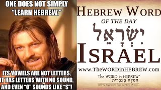 Hebrew is CONFUSING [upl. by Tirrell]