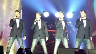 Westlife  Uptown Girl Glasgow 19th Of March [upl. by Vaden]