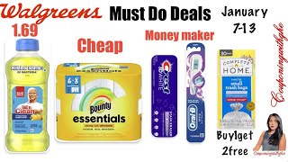 Walgreens must do deals January 713 cheap trash bags Mr clean and bounty amp MM oral care [upl. by Clarinda18]