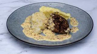 SCOTTISH HAGGIS NEEPS amp TATTIES WITH WHISKY SAUCE  BURNS NIGHT DINNER IDEA [upl. by Enilesor]