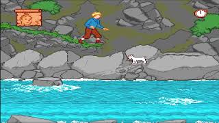 Tintin Au Tibet  Sega Genesis  Start Up [upl. by Franzen]