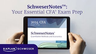 SchweserNotes™ Your Essential CFA® Exam Prep [upl. by Yanej]