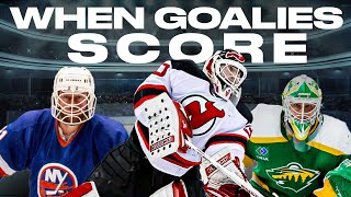 Goalies Scoring Goals The Wild History and How It Happens [upl. by Ardnasela]