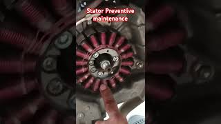 Nmax 155 Stator cleaning [upl. by Certie]