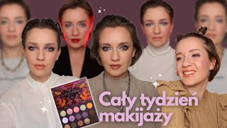 GLAMSHOP Z FIOLETEM  tydzień makijaży [upl. by Obeded44]