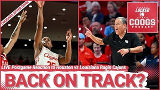 LIVE POSTGAME REACTION 8 Houston Cougars vs Louisiana Ragin Cajuns [upl. by Ecidnarb]