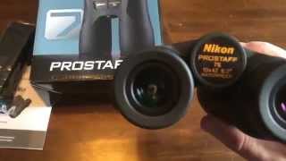 Nikon Prostaff 7s Binoculars 10x42 Review Unboxing [upl. by Annaiv553]