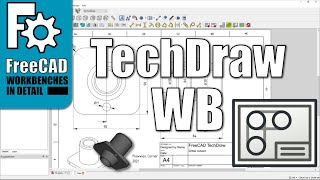 Technische Zeichnungen in FreeCAD erstellen  Die TechDraw Workbench DE  technisches Zeichnen [upl. by Prouty]