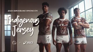 Ancestors Armour  Brisbane Broncos 2024 Indigenous Jersey [upl. by Eckel408]