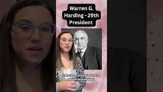 President Warren G Harding history shorts president harding [upl. by Almita]