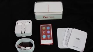 iPod Nano 7G Unboxing amp First Look  Apple iPod Nano 7th Generation Unbox [upl. by Binetta]