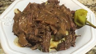 Mississippi Pot roast Recipe [upl. by Odranreb479]