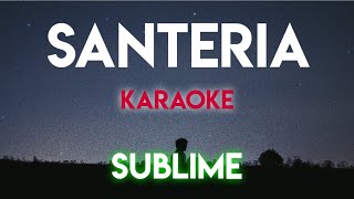 SANTERIA  SUBLIME KARAOKE VERSION music trending reggaeton lyrics karaoke song trend [upl. by Ecnatsnok]