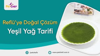 REFLÜ’YE DOĞAL ÇÖZÜM YEŞİL YAĞ TARİFİ 🐾 [upl. by Annelak]