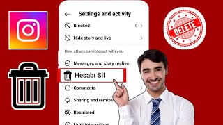 Instagram Hesabı Kalıcı Olarak Nasıl Silinir  Instagram Hesap Silme [upl. by Gibrian839]