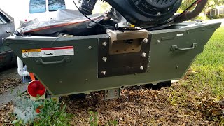 Jon Boat Transom Rebuild amp Reinforce 1  Planning [upl. by Aicatsanna]