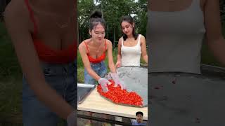 Home Made Chili Sauce Recipe cooking cookingvideo cookingshorts [upl. by Rivers]