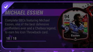 MICHAEL ESSIEN ALL 18 SBC SOLUTIONS MADFUT 24 [upl. by Hembree303]