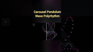 Melodies of Circularly Arranged Pendulums animation mathematics satisfyingvideo satisfying [upl. by Accem50]