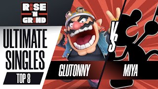 Glutonny Wario vs Miya Mr Game amp Watch  Ultimate Singles Grand Final  Rise N Grind 2023 [upl. by Feer]