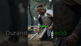 La leyenda de la espada Durandal curiosidades historia leyendas shorts espada guerrero [upl. by Nnylahs]