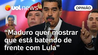 Maduro quis mostrar publicamente insatisfação com Lula para dizer que bate de frente  Sakamoto [upl. by Etnelav]