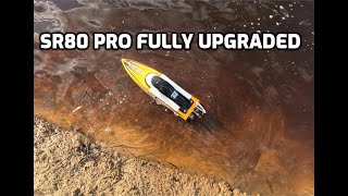 Vector SR80Pro RC Boat full upgrade kit installation and first run [upl. by Mcguire]