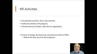 HR Activities and HRIS [upl. by Anemaj915]