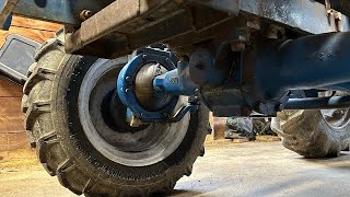 Ford 1700 Tractor Front Axle Fluid Change [upl. by Siraf535]