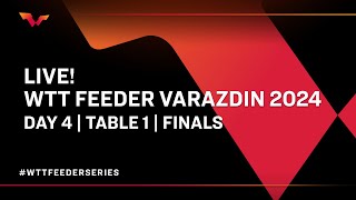 LIVE  T1  Day 4  WTT Feeder Varazdin 2024  Finals [upl. by Henn]