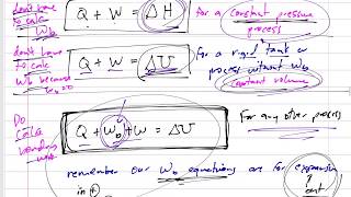 Thermodynamics  When to use internal energy U or enthalpy H [upl. by Jolee82]