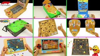 10 Amazing Cardboard Games Compilation [upl. by Miksen]