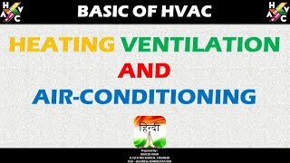 HVAC Training Basics  Heating Ventilation and Air Conditioning  Hindi Version [upl. by Aurthur]