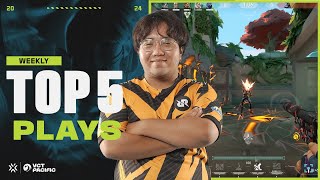 Week 4 Top 5  VCT Pacific Stage 2 [upl. by Nebe574]