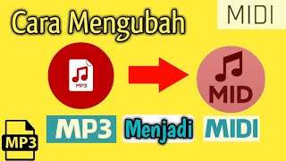 Mengubah Mp3 Menjadi Midi file  download  Cara aplikasinya [upl. by Yarod211]