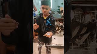 Dishwasher chore amp steps by an 8 year old Prayansh [upl. by Rawley]