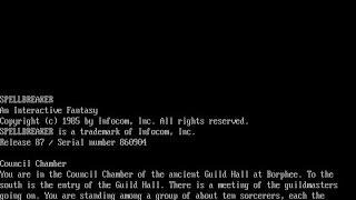 Spellbreaker gameplay PC Game 1985 [upl. by Merriman889]