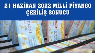 Milli Piyango Çekiliş Sonuçları 21 Haziran 2022 [upl. by Savill685]