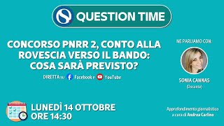 Concorso PNRR 2 conto alla rovescia verso il bando cosa sarà previsto [upl. by Nylde173]