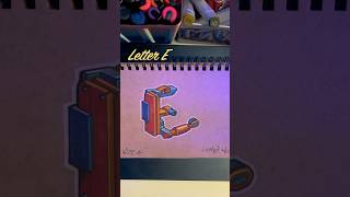 Letter E illustration graffiti [upl. by Ailime]