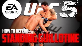 UFC 5 How To Defend Standing Guillotine EASY TUTORIAL [upl. by Jenne]