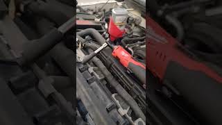 Oil change on an f150 fordf150 lariat oilchange automobile milwaukeevalvoline [upl. by Efal]